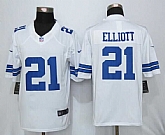 Nike Limited Dallas Cowboys #21 Ezekiel Elliott White Team Color Men's Stitched NFL Jersey,baseball caps,new era cap wholesale,wholesale hats
